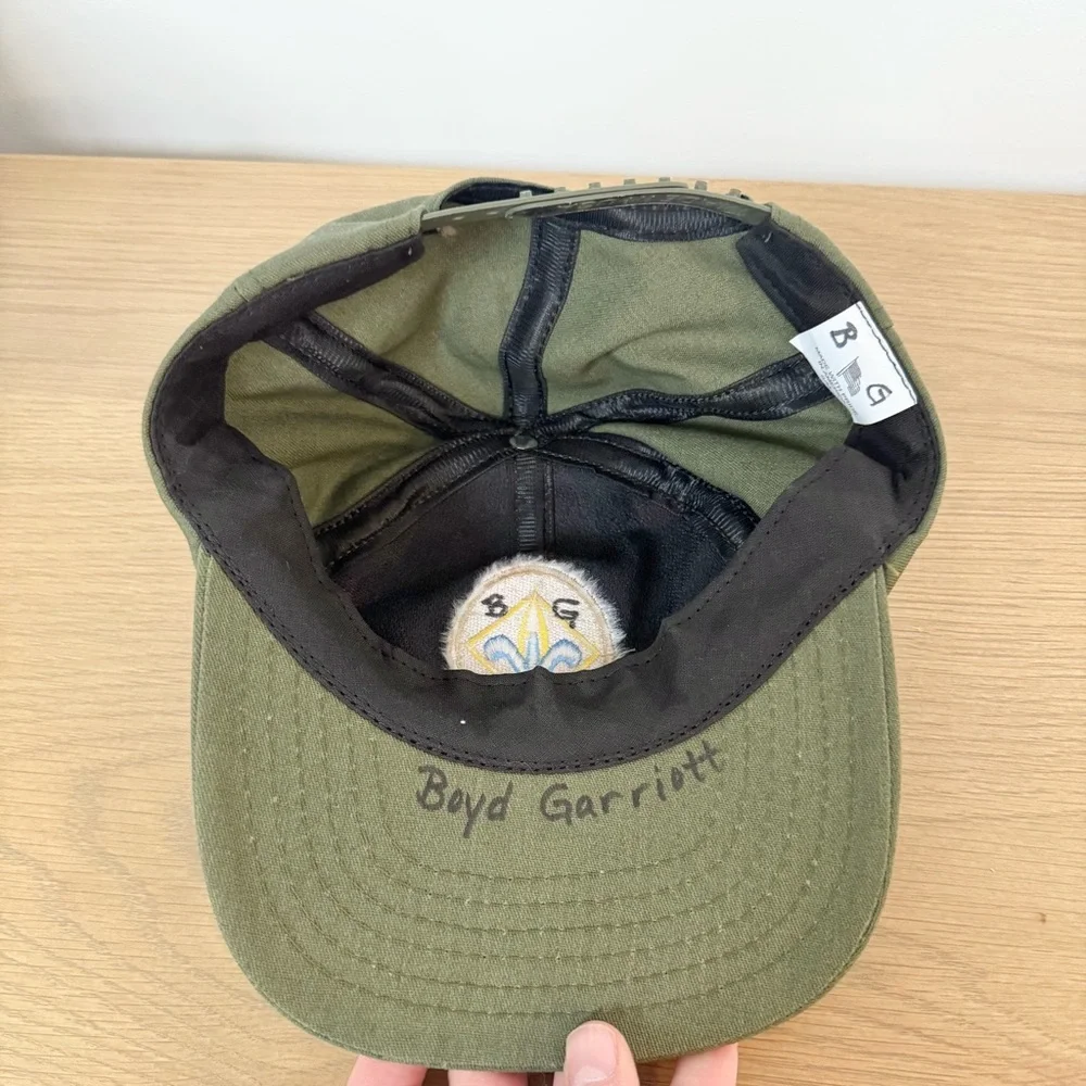 Vintage 90’s Boy Scouts of America Hat Plaid Green Red Plaid S/M